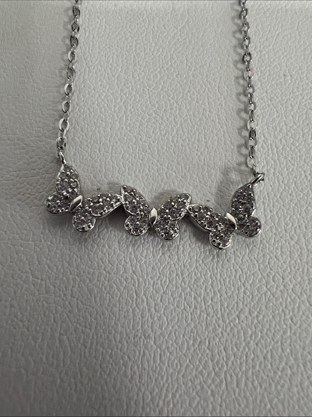 Sterling Silver  delicate Butterfly Pendant - dainty sterling silver chain